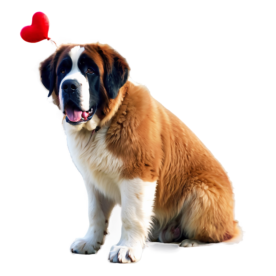 Saint Bernard In A Sweater Png 06252024