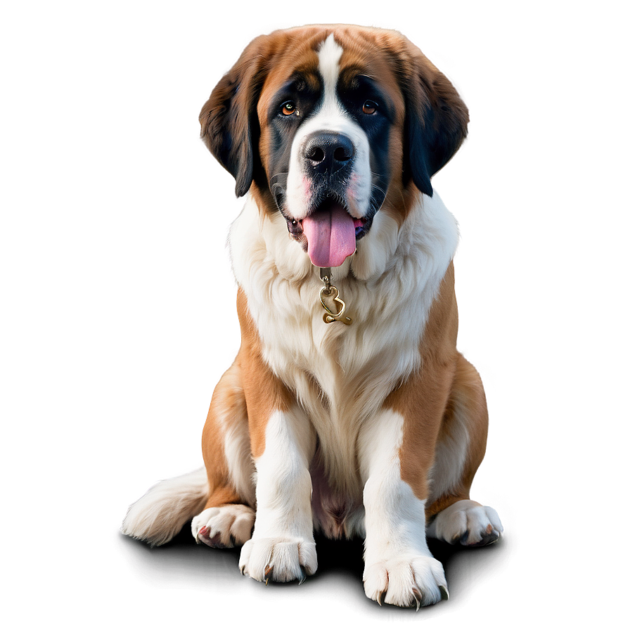 Saint Bernard With Paw Up Png Ird