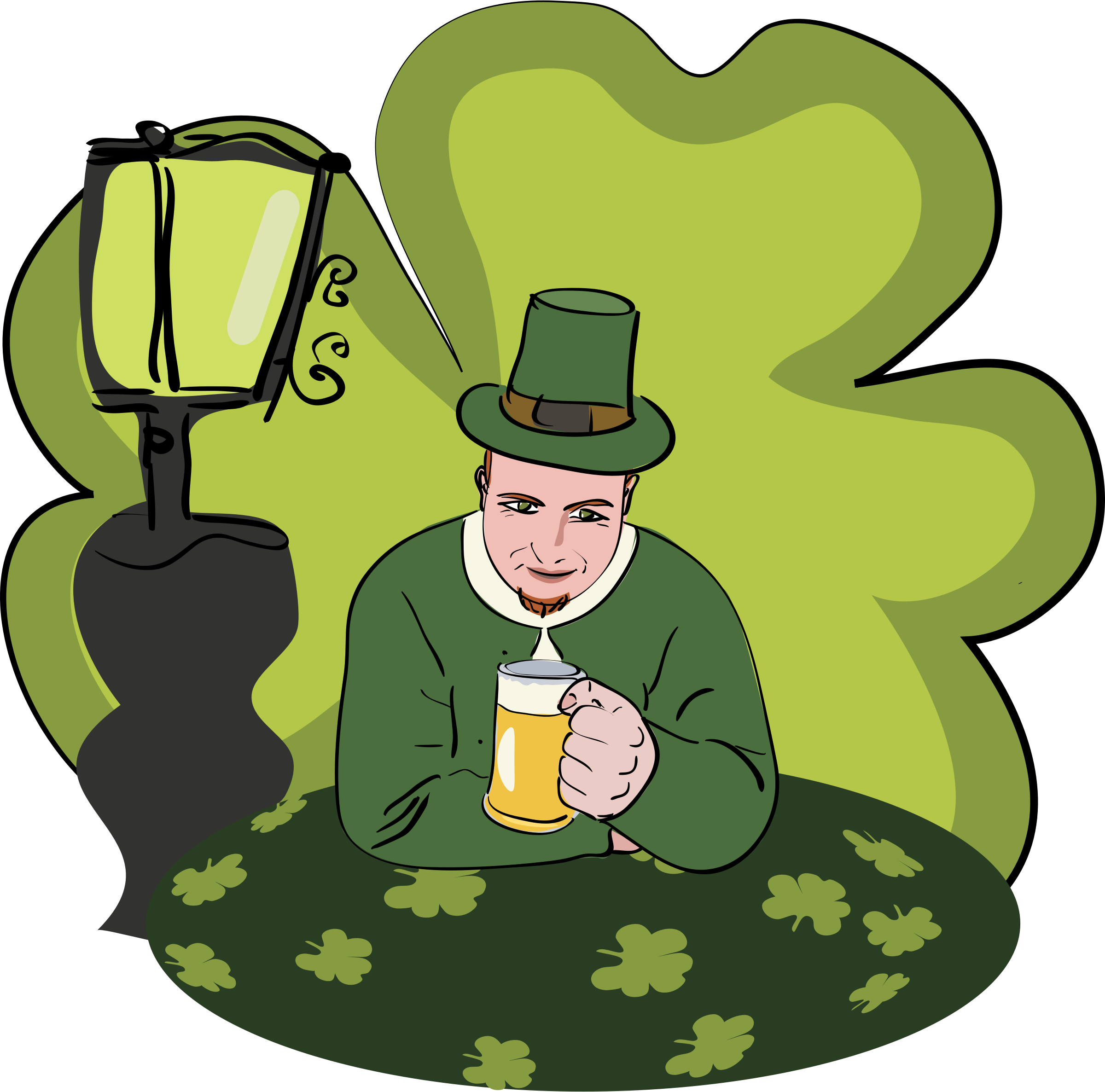 Saint Patricks Day Celebration Cartoon