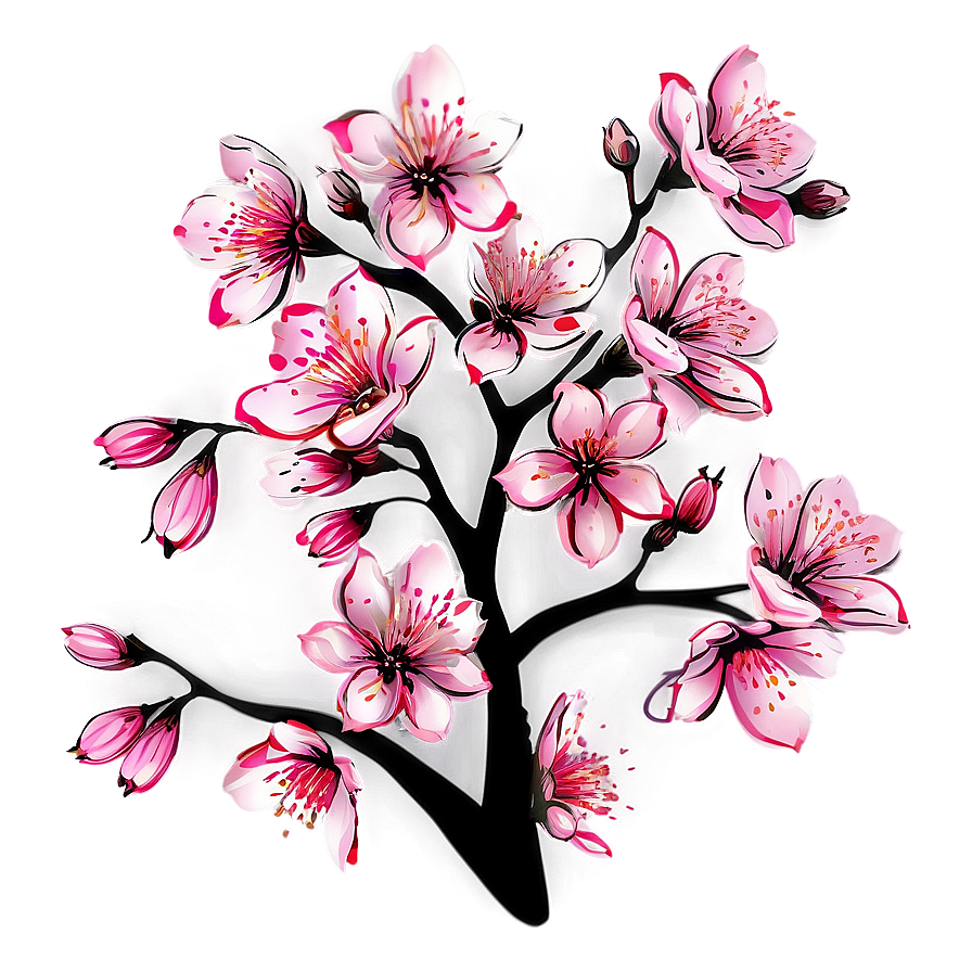 Sakura Blossom Background Png Nir