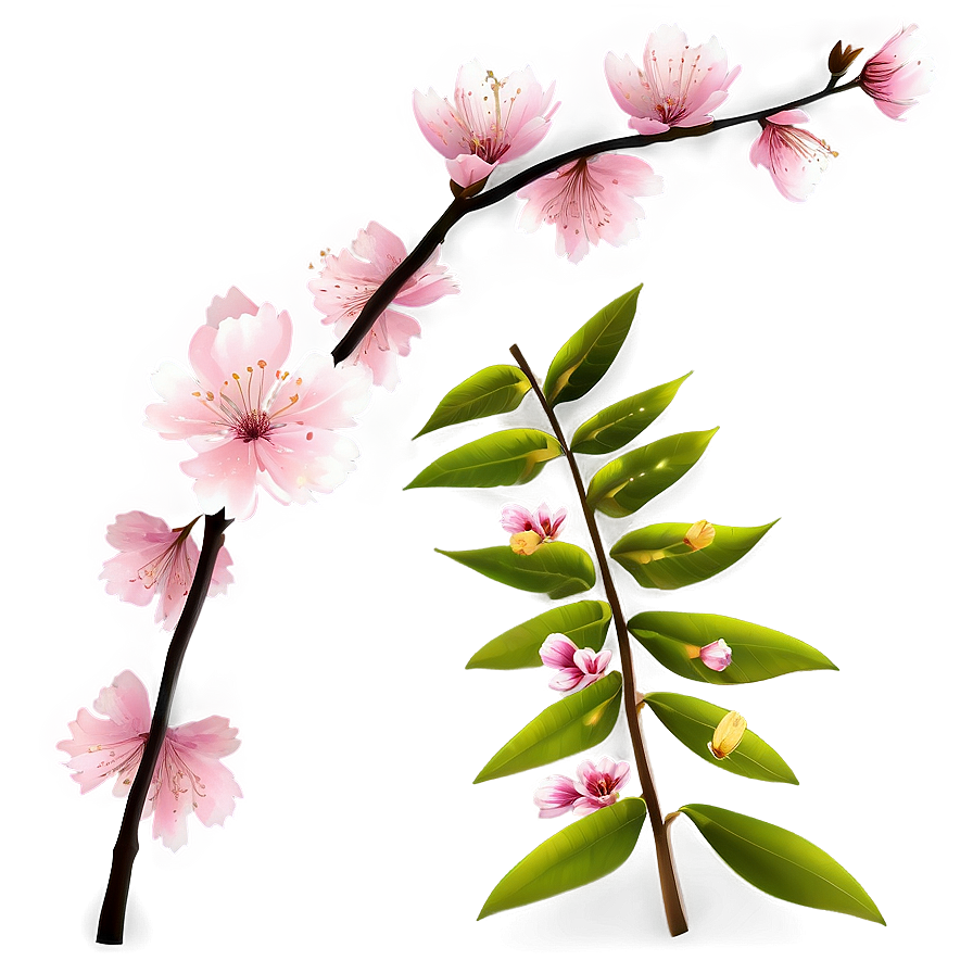 Sakura Branch PNG 86 PNG image with a transparent background, free high-resolution download