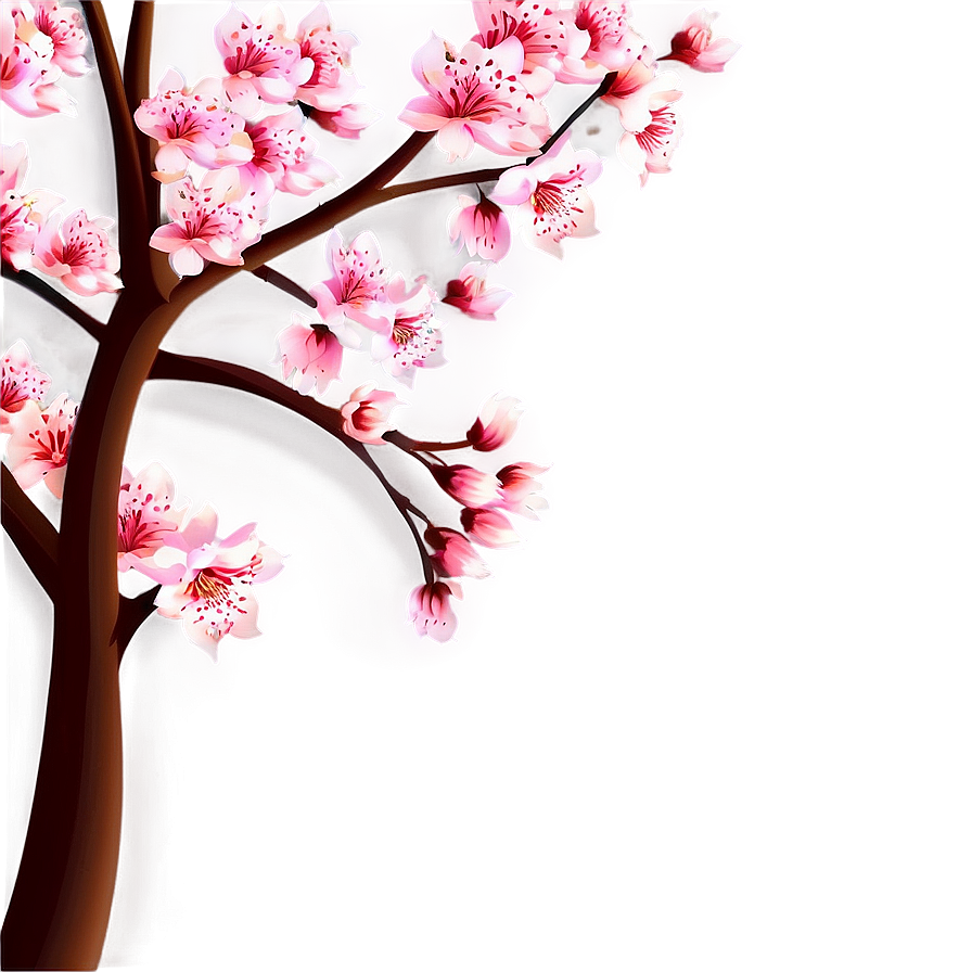 Sakura Flower Illustration Png Sqv92