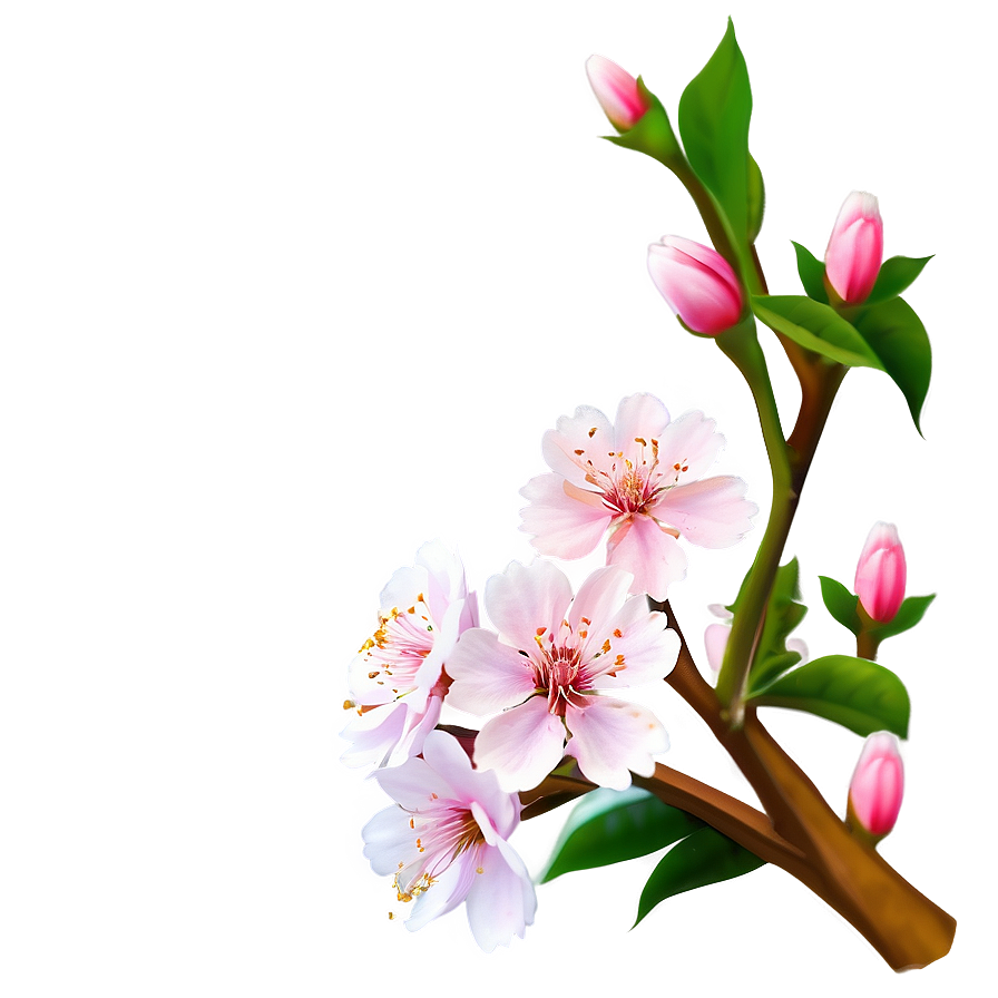 Sakura Flower Outline Png Hfs22