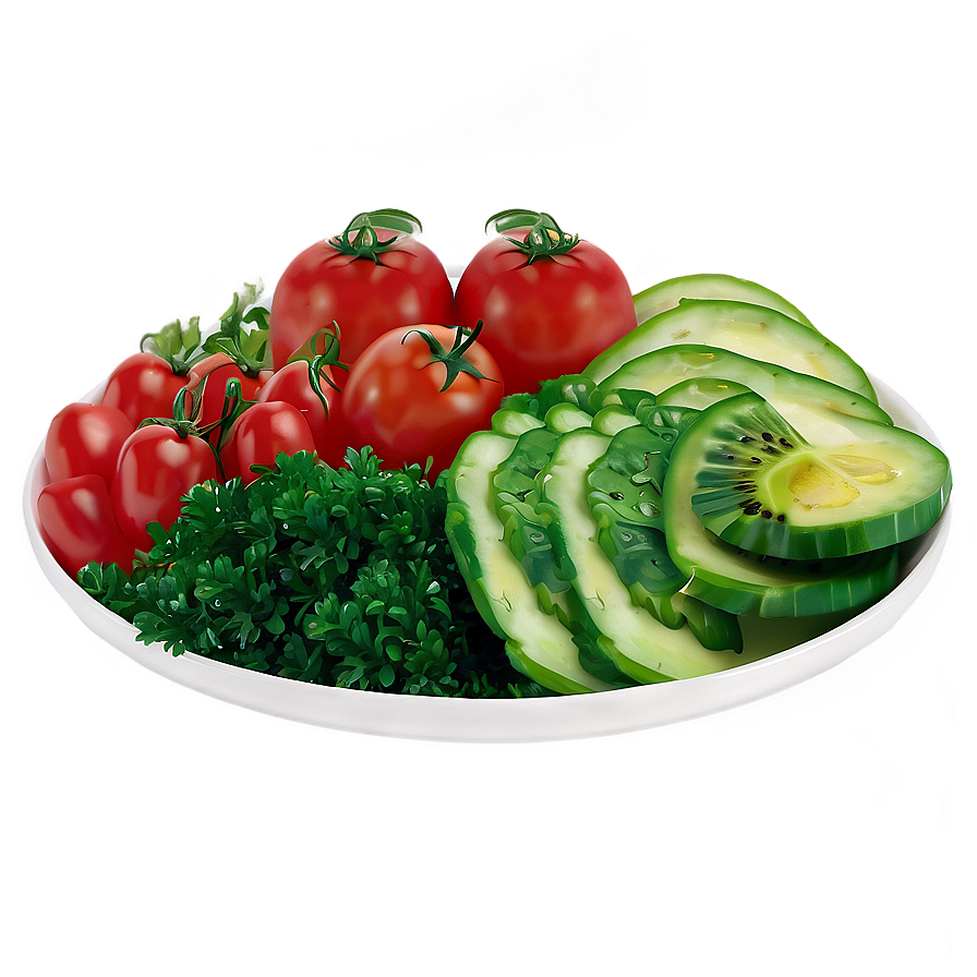 Salad Plates Variety Png 29