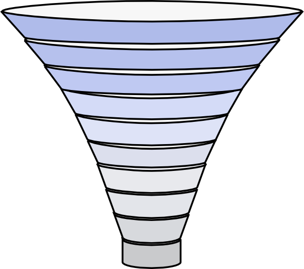 Sales Funnel Graphic Illustration