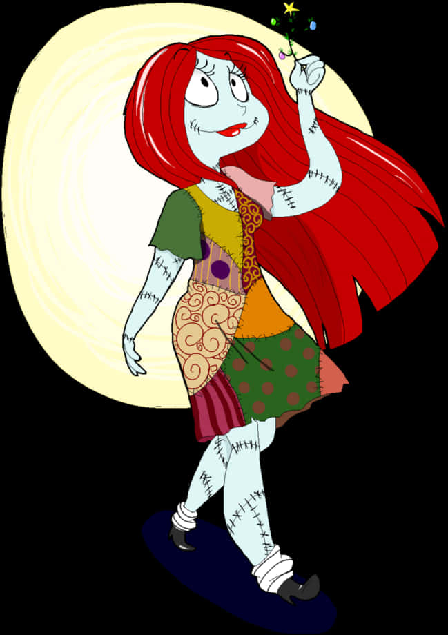 Sally Moonlight Sparkle PNG with transparent background