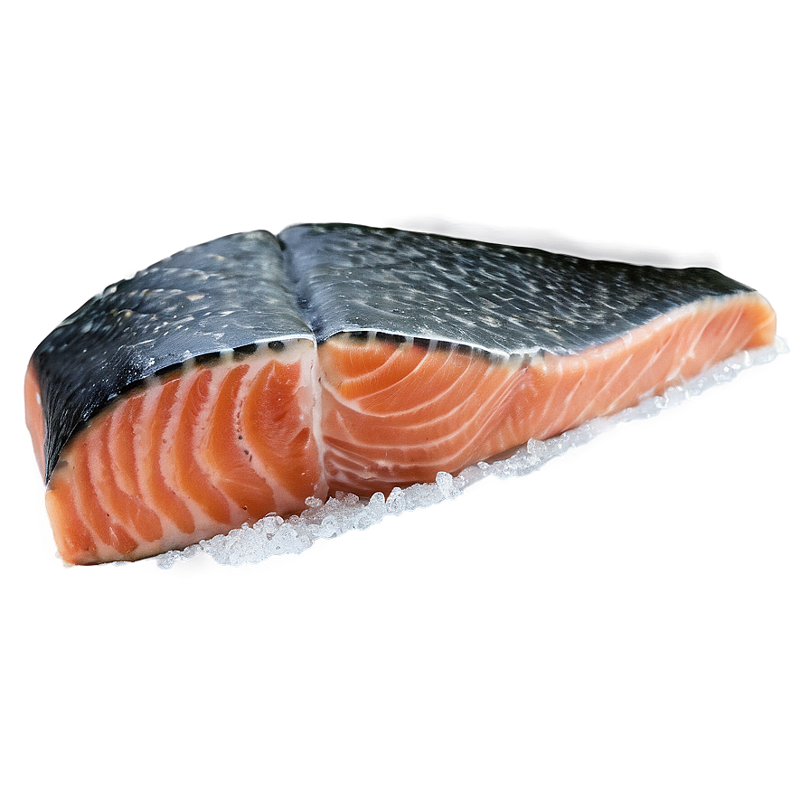 Salmon Fillet On Ice Png Tit1