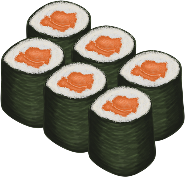 Maki - Sushi Transparent Tiger Roll, HD Png Download PNG with transparent background