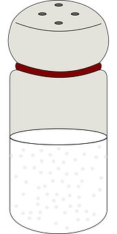Salt Shaker Vector Illustration PNG with transparent background
