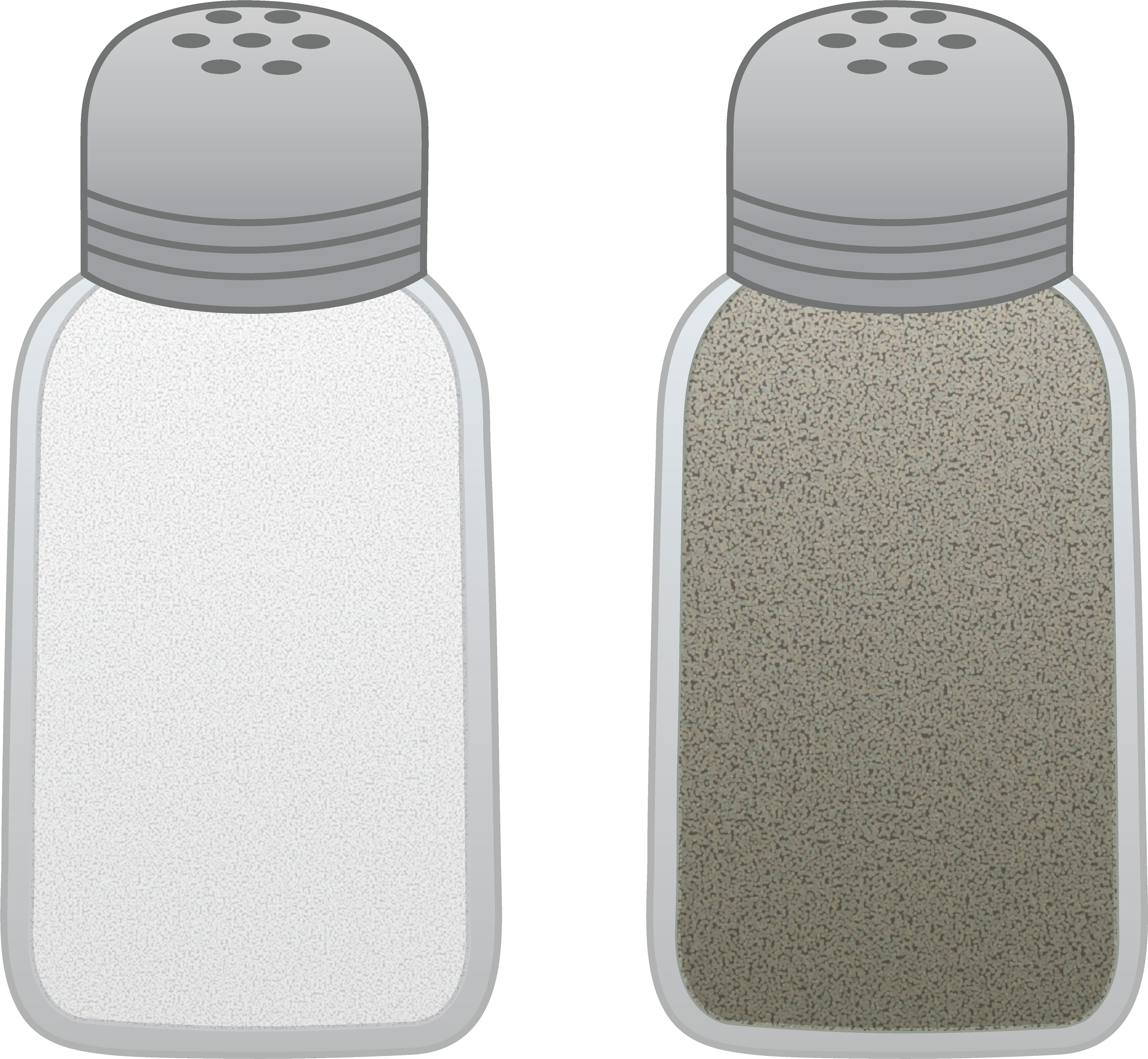 Pepper Clipart Pepper Shaker - Salt And Pepper Shakers Clip Art, HD Png Download PNG image with a transparent background, free high-resolution download