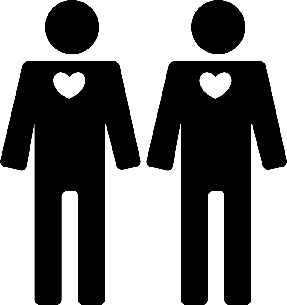 Gay Couple In Love - Gay Couple Icon, HD Png Download PNG with transparent background