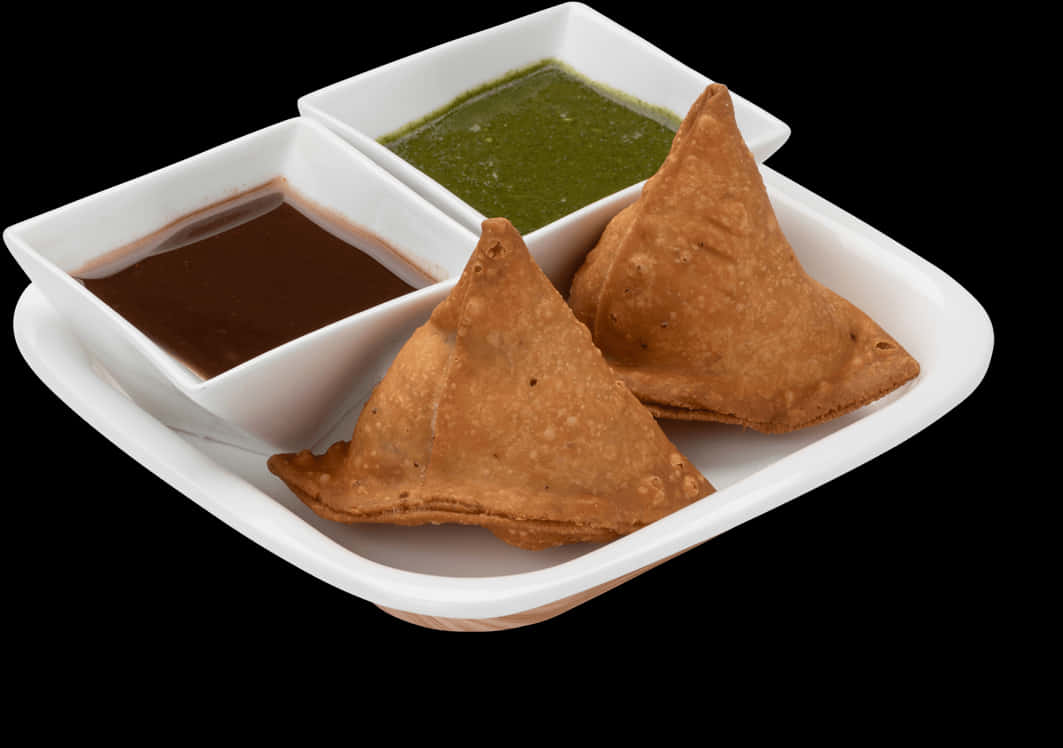 Samosaswith Chutneys