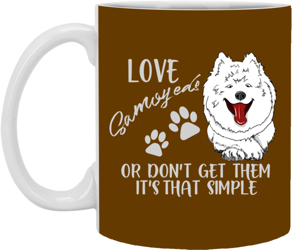 Love Samoyed Or Don't Get Them Samoyed Mugs - Beer Stein, HD Png Download PNG image with a transparent background, free high-resolution download