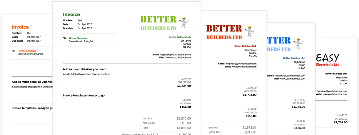 Invoice Templates - Write A Plastering Invoice, HD Png Download PNG with transparent background