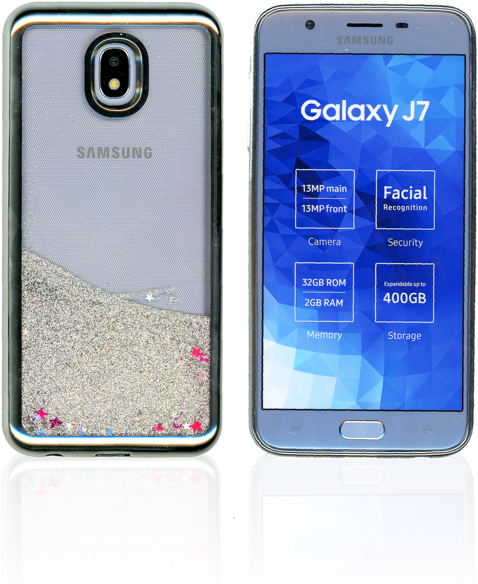 Samsung Galaxy J7 Star/refine/ Mm Electroplated Water, - Samsung Galaxy, HD Png Download PNG with transparent background
