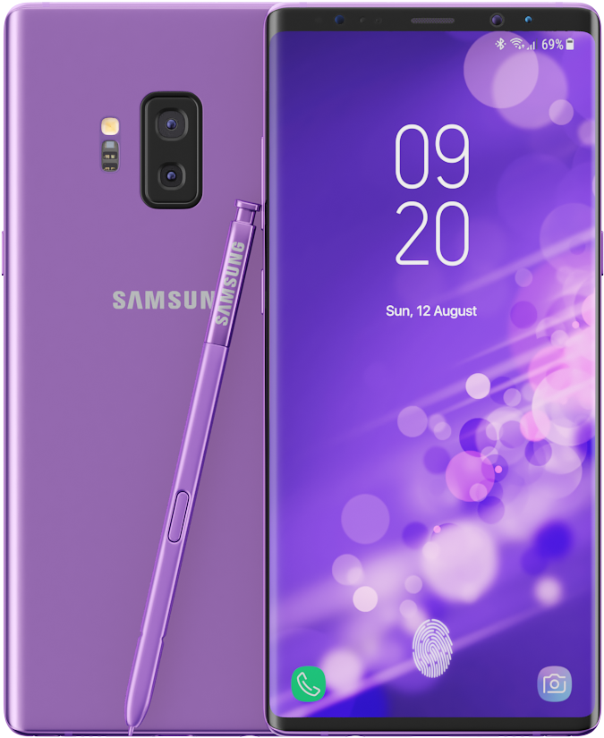 Color Samsung Galaxy Note 9, HD Png Download PNG with transparent background
