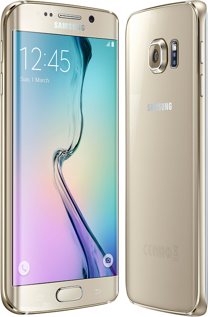 Broken Samsung S7 Edge Screen - Samsung Galaxy S6 Edge, HD Png Download PNG with transparent background