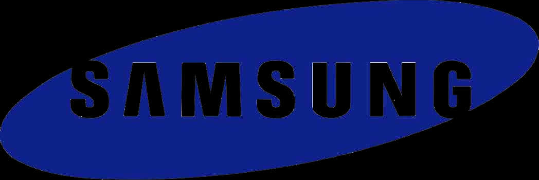 Samsung Logo Blue Ellipse