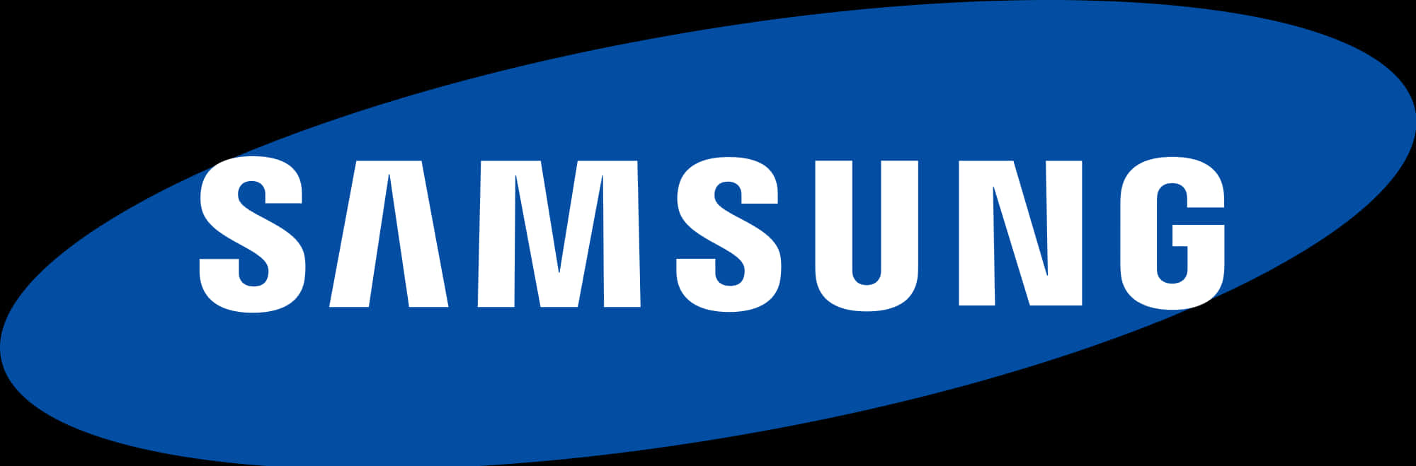 Samsung Logo Blue Oval Background