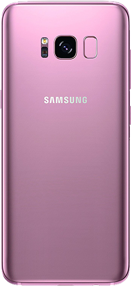 Samsung Pink Smartphone Back View