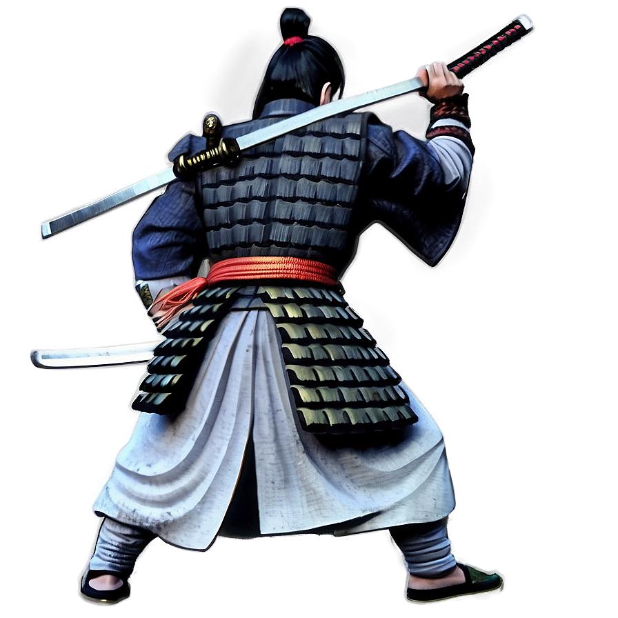 Samurai Art PNG lup PNG with transparent background