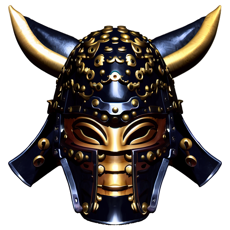 Samurai Helmet Design Png Efw30