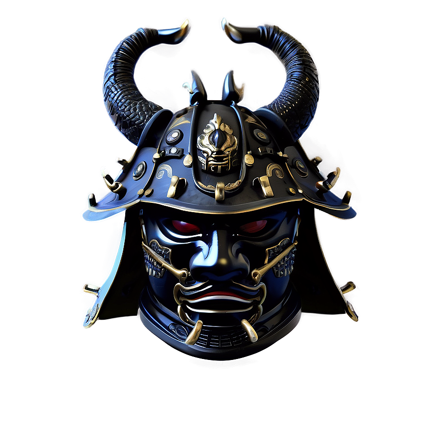 Samurai Helmet With Dragon Design Png 06132024