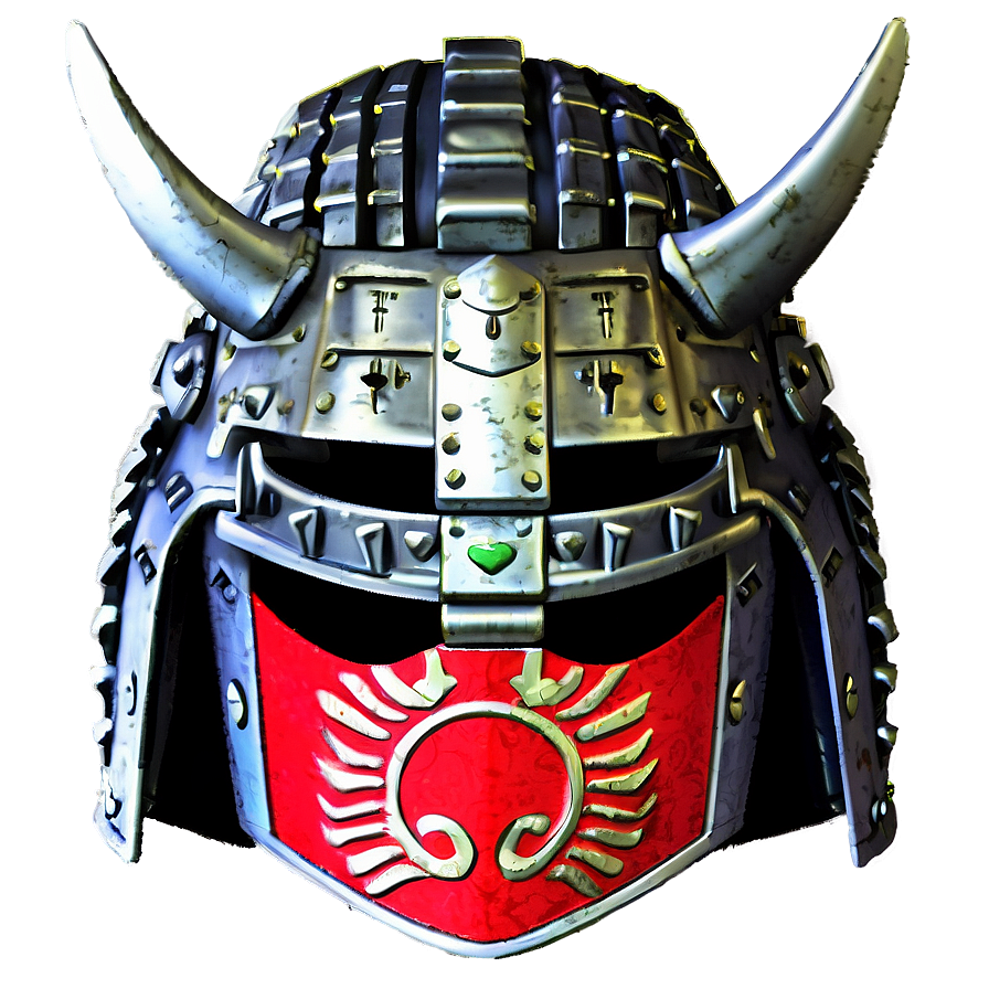 Samurai Helmet With Flag Png Iqg32