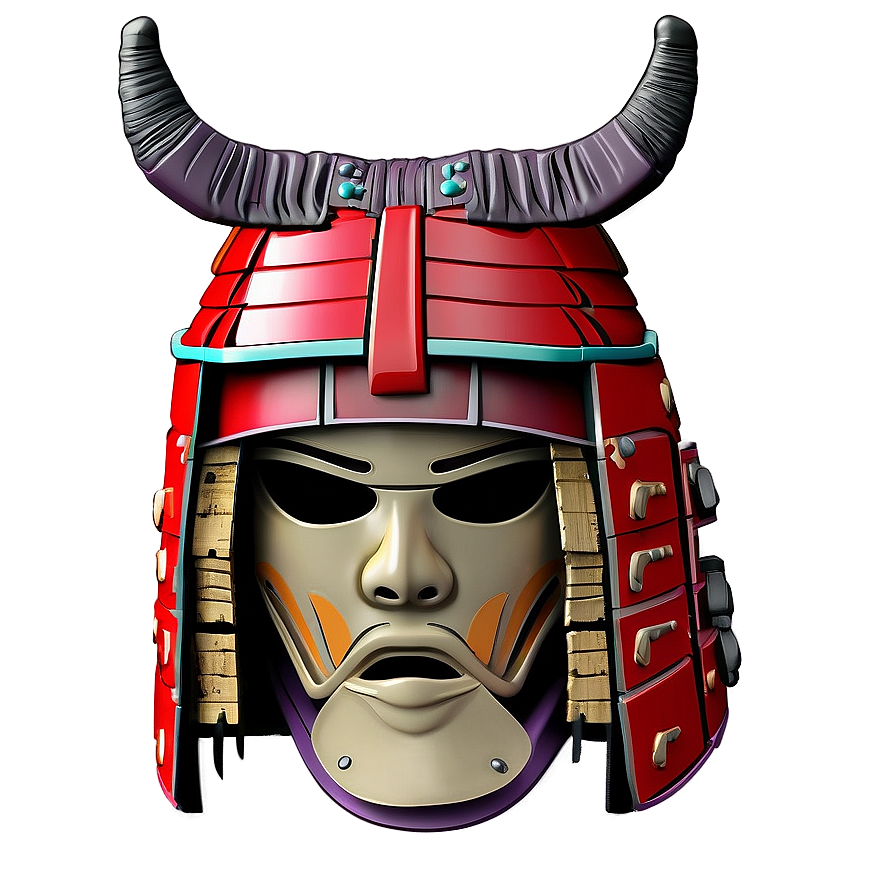 Samurai Helmet With Mask Png Kwq