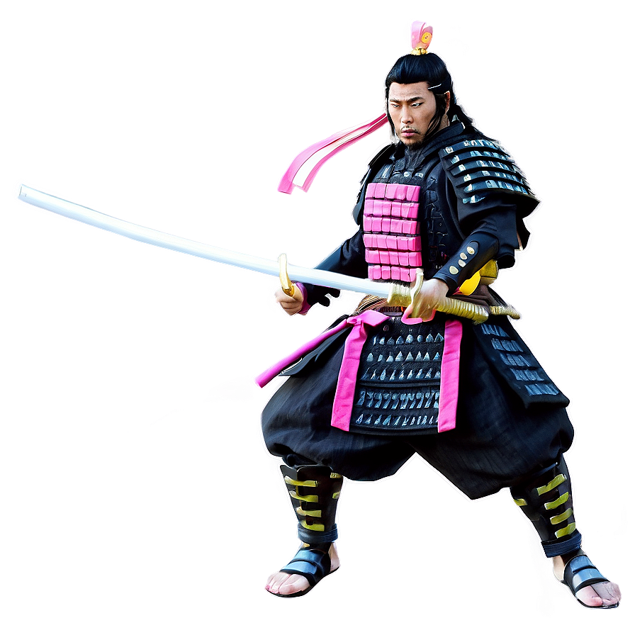 Samurai in Action PNG 41 PNG with transparent background