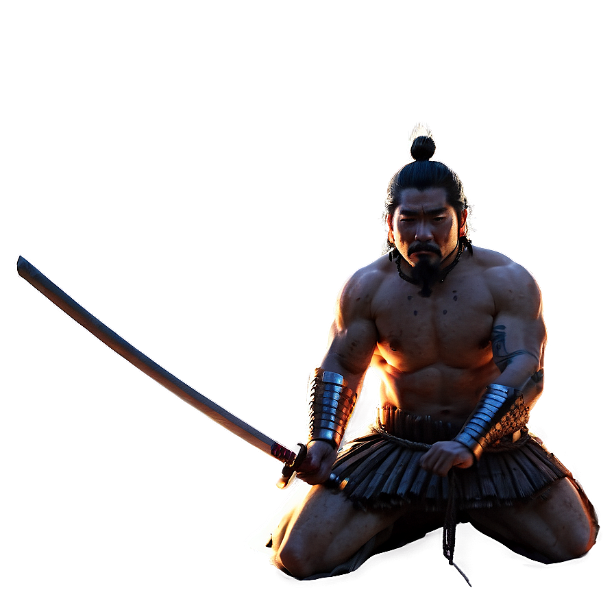 Samurai In Fire Png 9