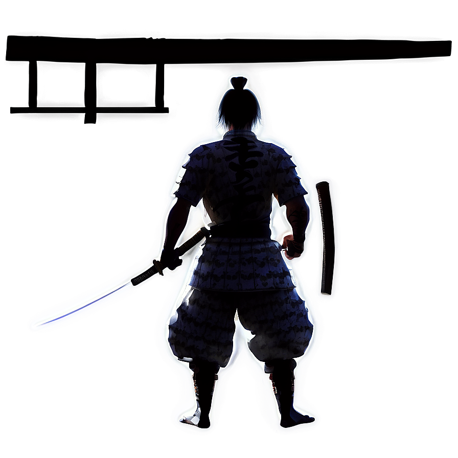 Samurai In Moonlight Png Gyv24