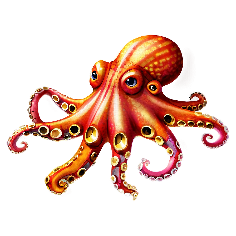 Samurai Octopus Png Gsw31