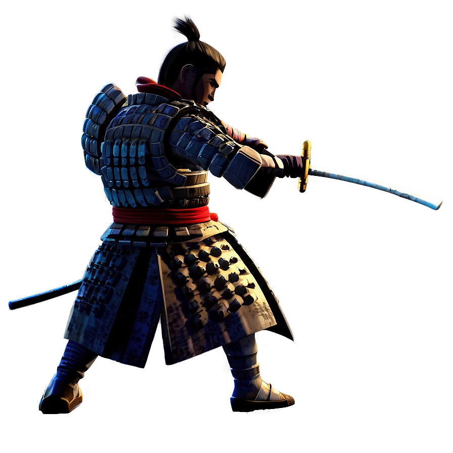 Samurai Silhouette PNG vwt PNG with transparent background