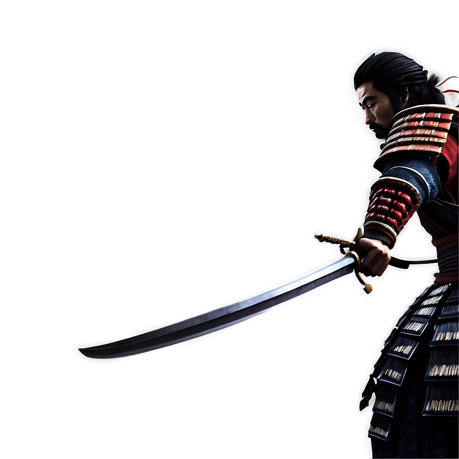 Samurai Warrior Art Png Mso23