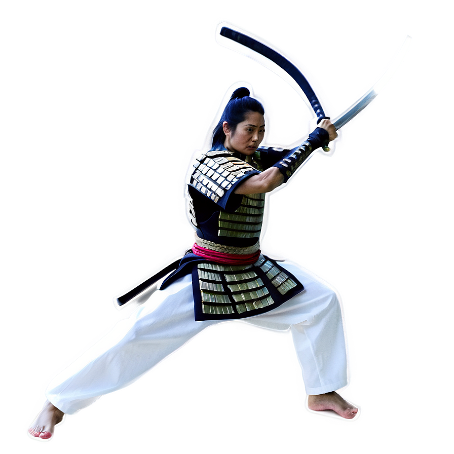 Samurai Warrior Pose Png Mnq2