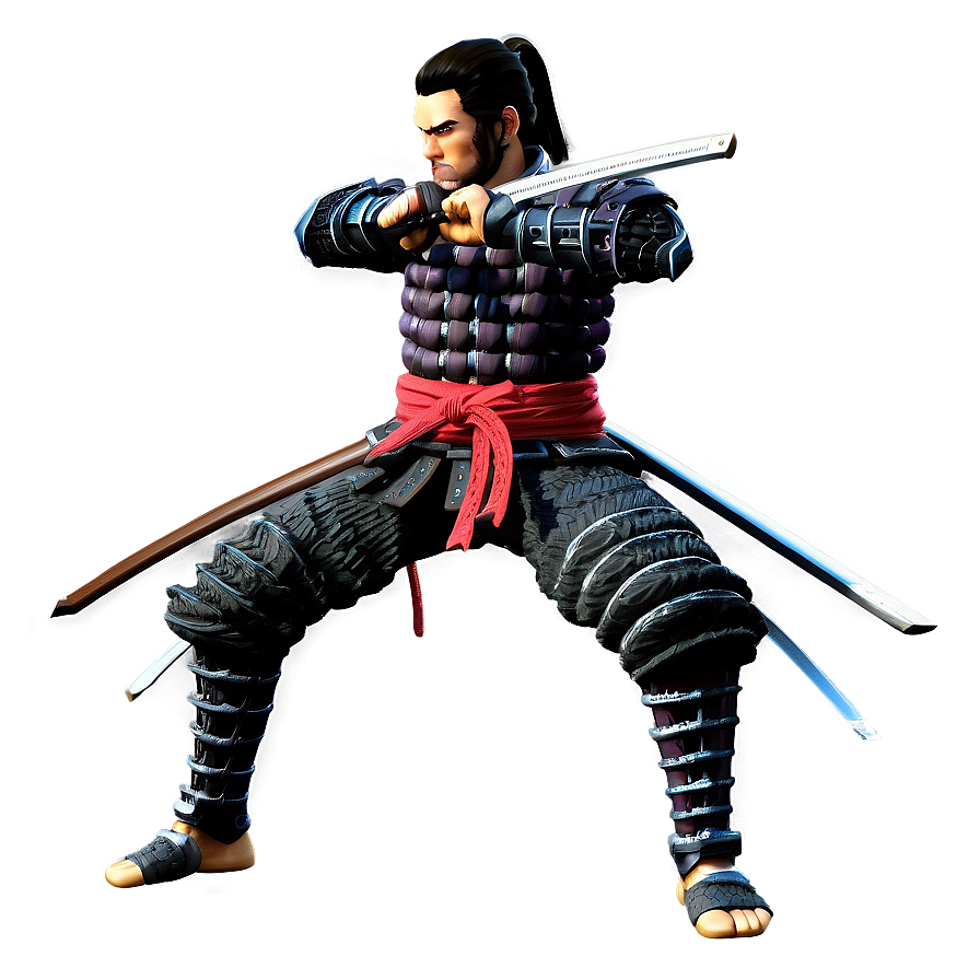 Samurai With Bow Png 31