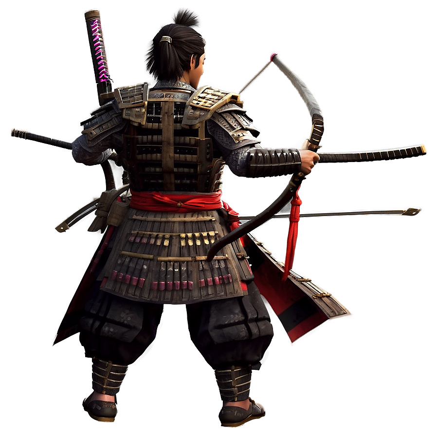 Samurai With Bow Png 40