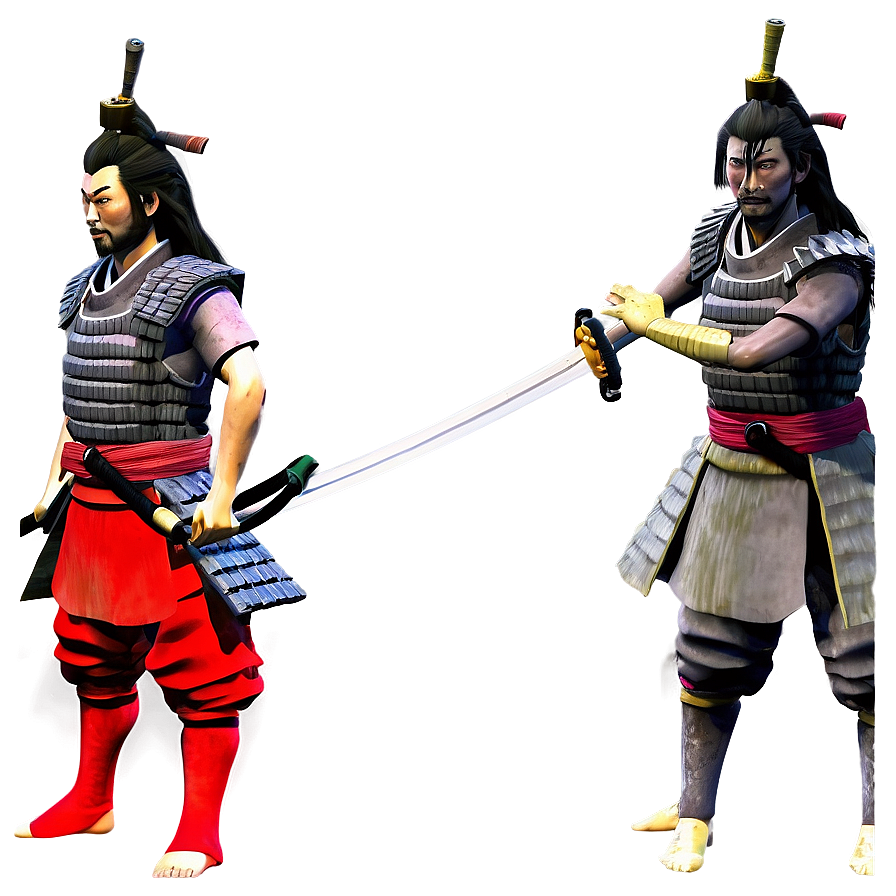 Samurai With Naginata Png Bvb