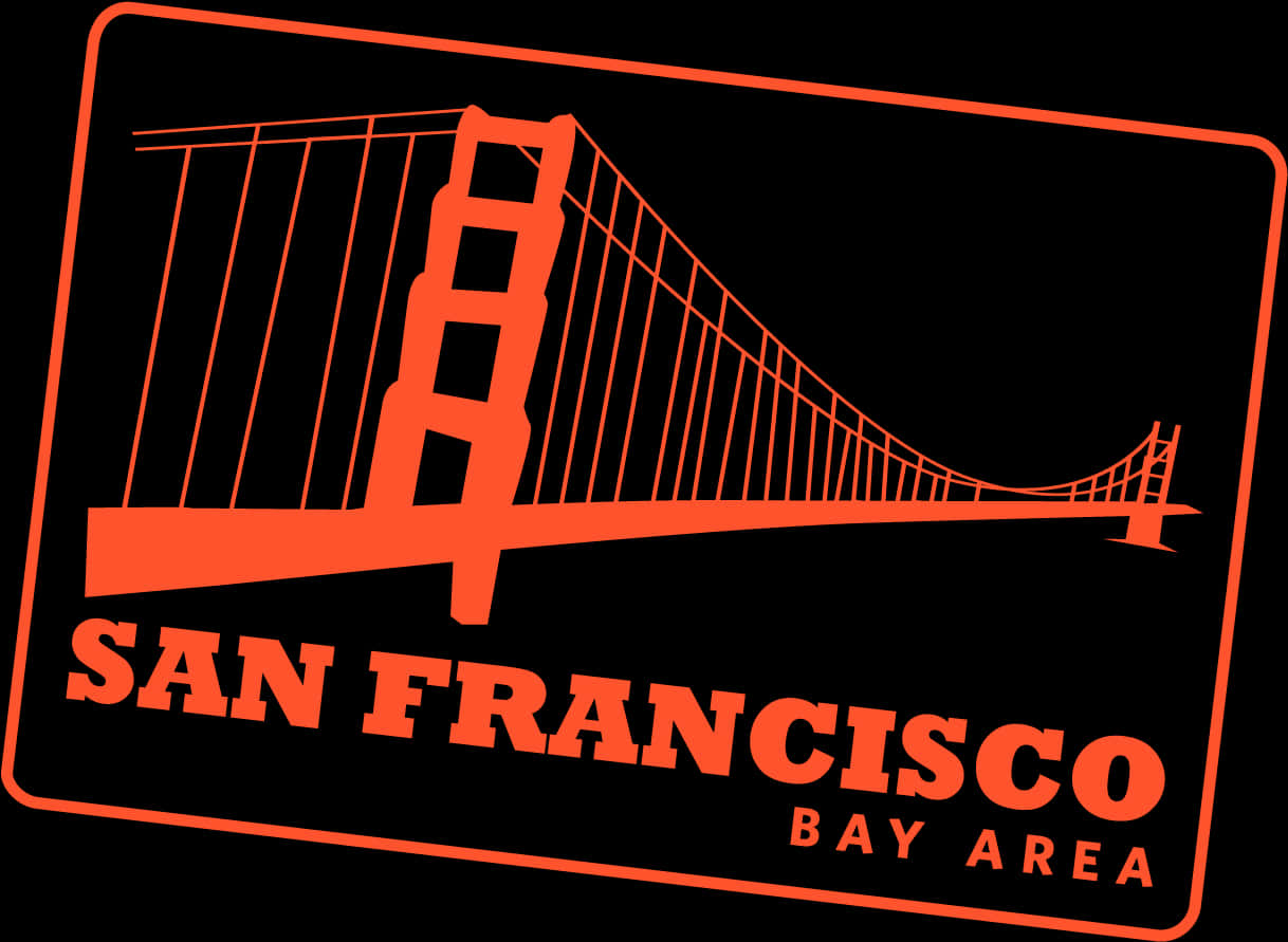 San Francisco Bay Area Bridge Graphic PNG image with a transparent background, free high-resolution download