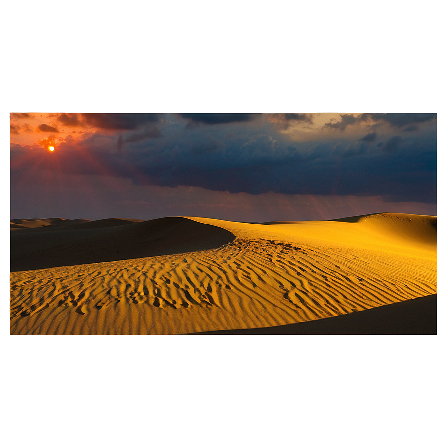 Sand Dunes And Spectacular Sunrise Png 06292024