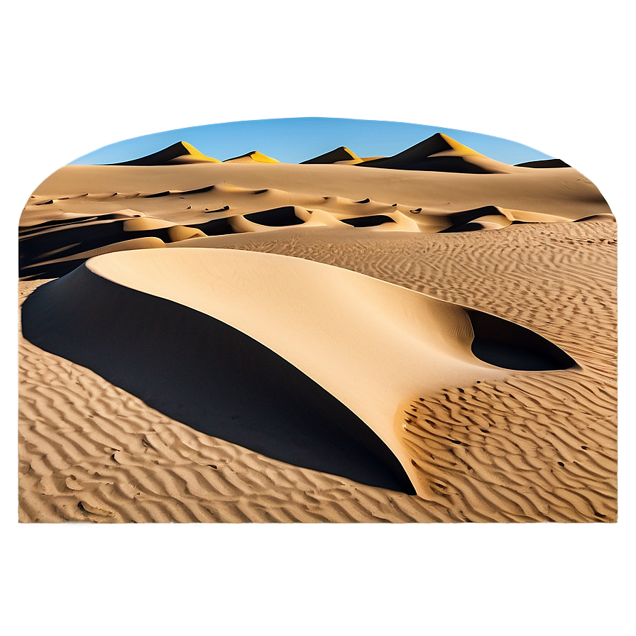 Sand Dunes Camping Scene Png Qcx