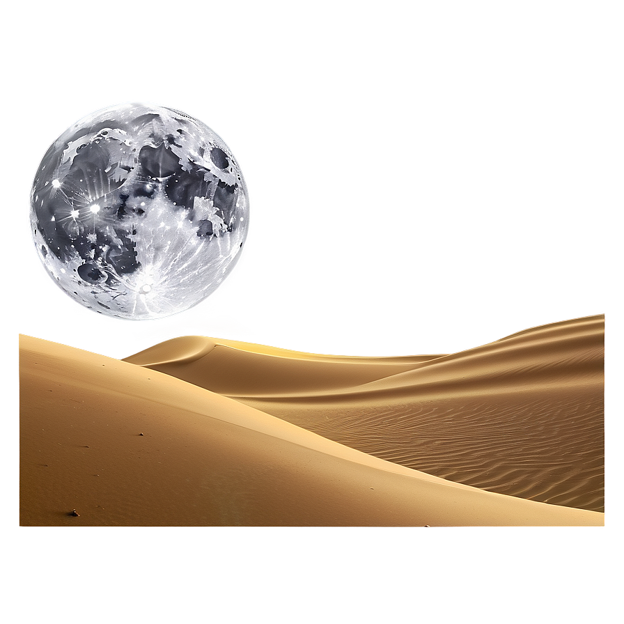 Sand Dunes In Moonlight Png 06292024