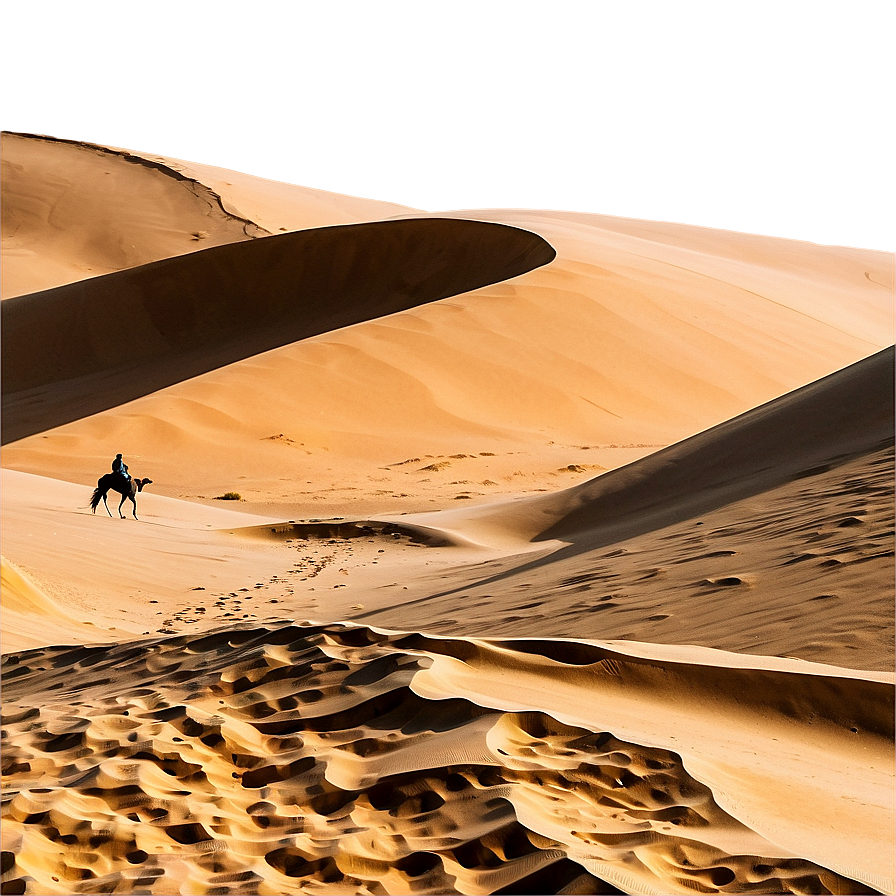 Sand Dunes With Desert Animals Png Rec