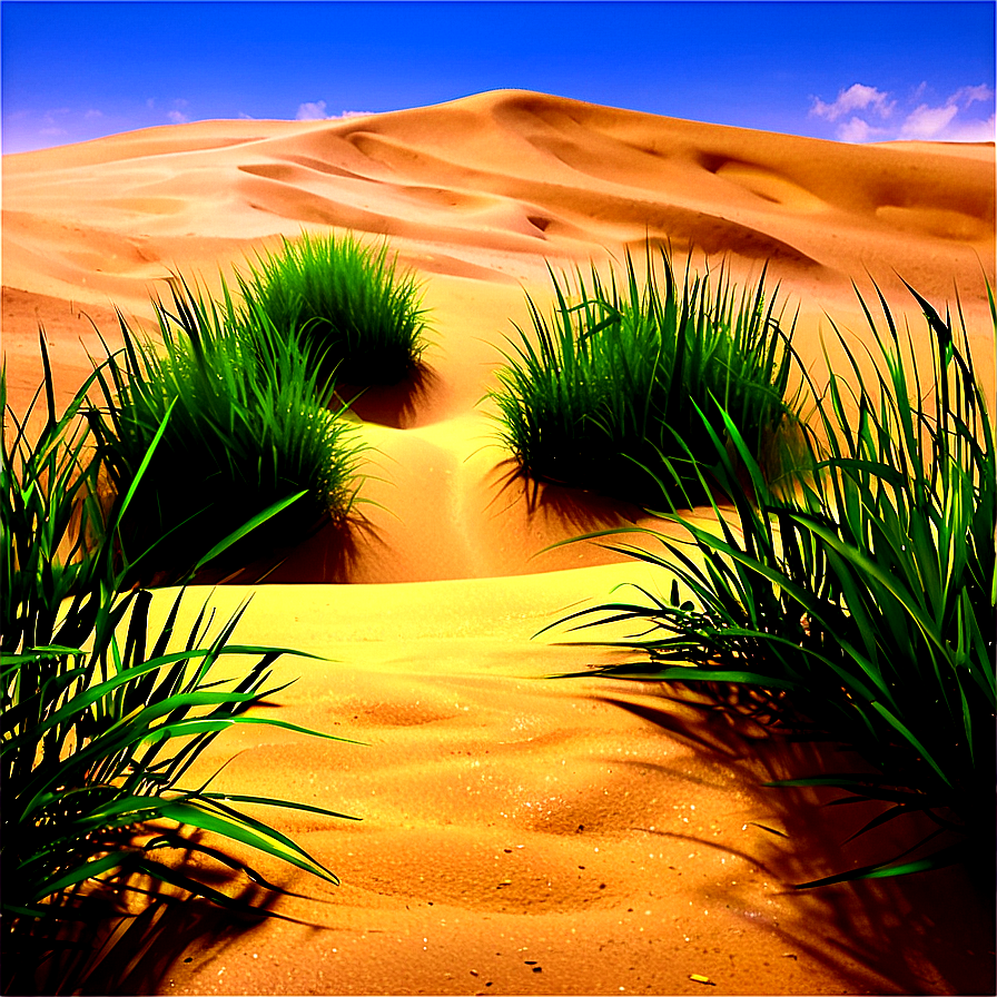 Sand Dunes With Grass Png Idy50