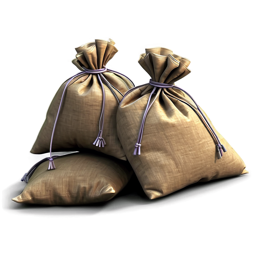 Sandbags With Ties Png Vfq52