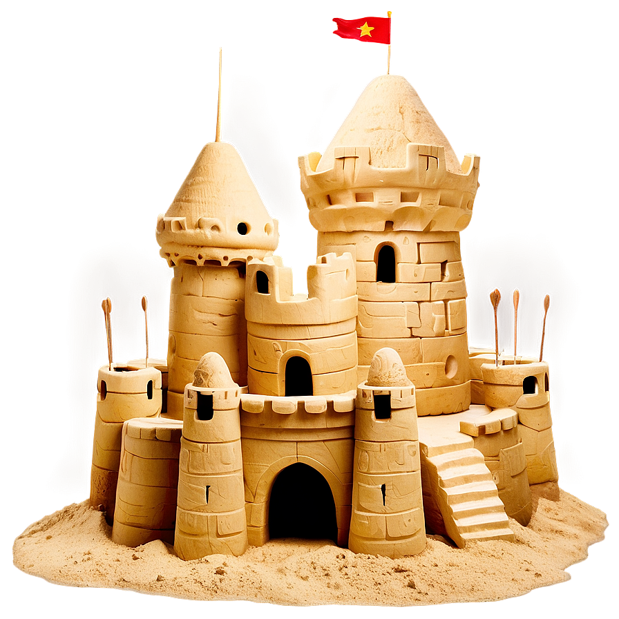 Sandcastle Fortress Png 06212024