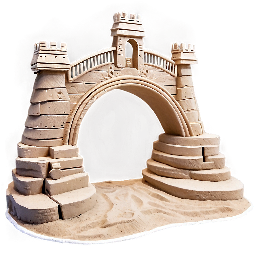 Sandcastle With Bridge Png 06212024