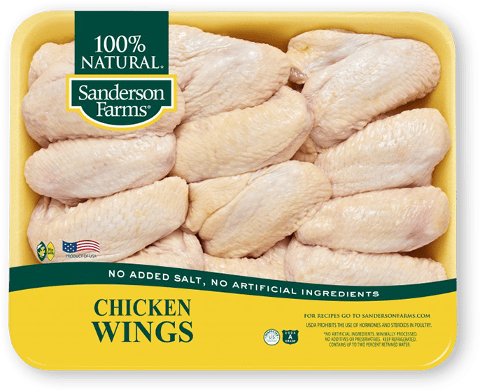 Family Pack Wings - Pack Of Chicken Thighs, HD Png Download PNG with transparent background