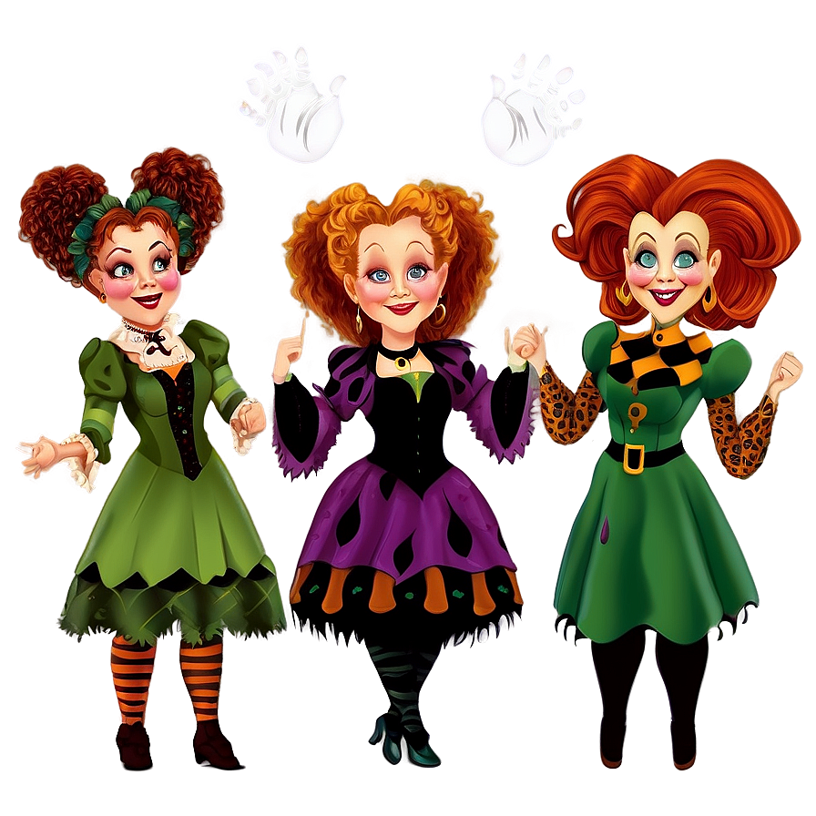 Sanderson Sisters Hocus Pocus PNG bmy6 PNG with transparent background